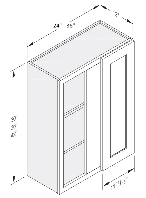 Wall Cabinet 30" W x 12" D x 30" H